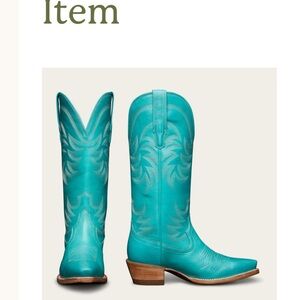 Tecovas - The Annie - Lagoon (Turquoise) - Size 9